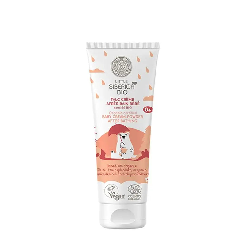 Natura Siberica Little Siberica Crema Polvo Despues Baño Bebe Na, 75 ml