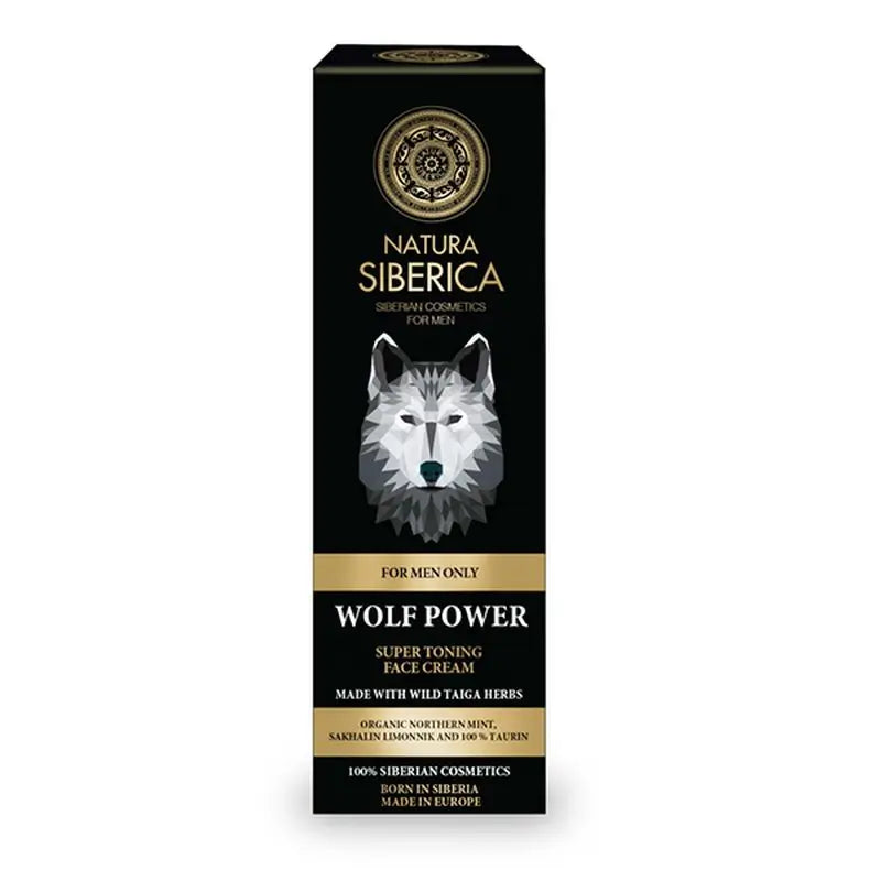 Natura Siberica Ns Men Wolf Power Men Crema Facial Tonificante Na, 50 ml