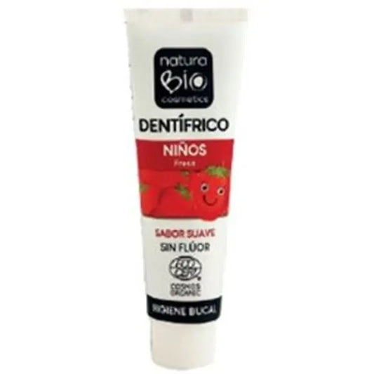 Naturabio Cosmetics Dentifrico Infantil Fresa 50Ml. 