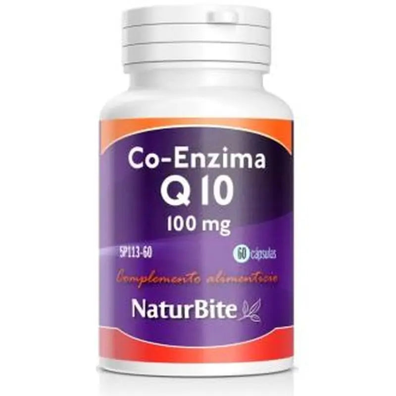 Naturbite Co-Enzima Q10 100Mg. 60 Cápsulas