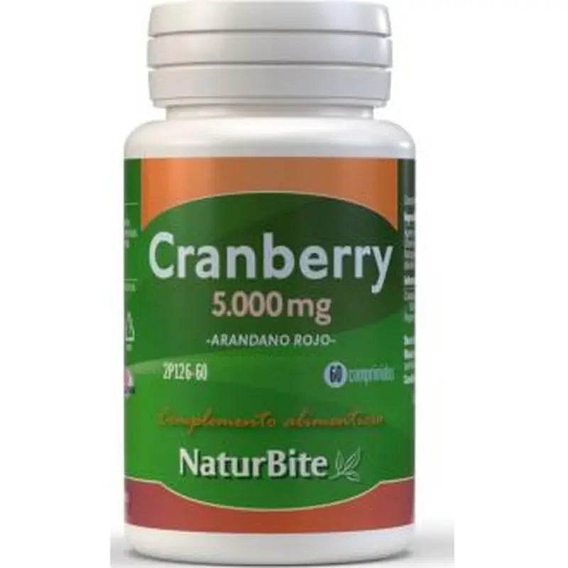 Naturbite Cranberry Arandano Rojo 5000Mg. 60 Comprimidos