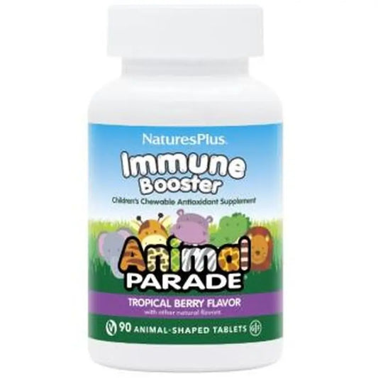 Natures Plus Animal Parade Kids Immune Booster 90Comp.Mast. 