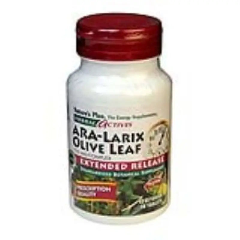 Natures Plus Ara-Larix Olive Leaf 30Comp. 