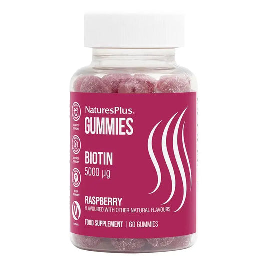 Natures Plus Gummies Biotina 60Gummies. 