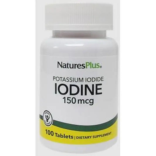 Natures Plus Iodine Yoduro Potasico 100Comp. 