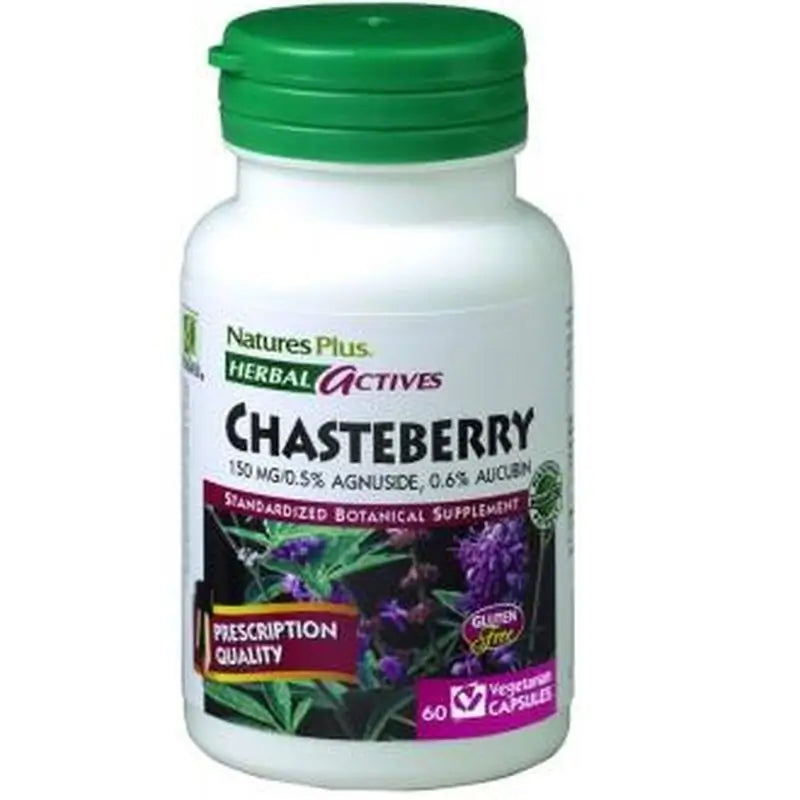 Natures Plus Sauzgatillo (Chasteberry) 60Cap. 