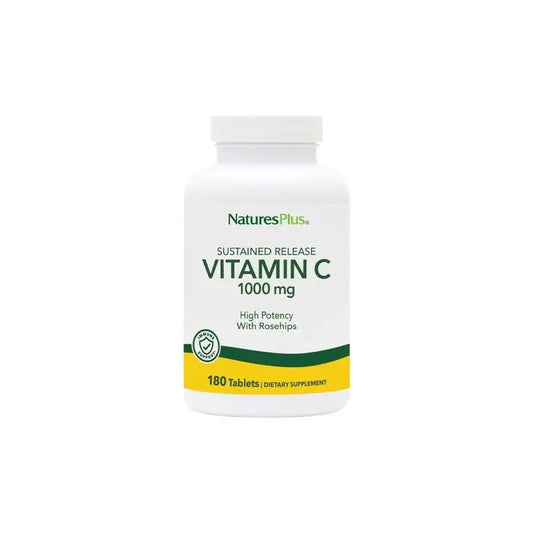 Natures Plus Vit. C 1000Mg.Con Escaramujo 180Comp. 