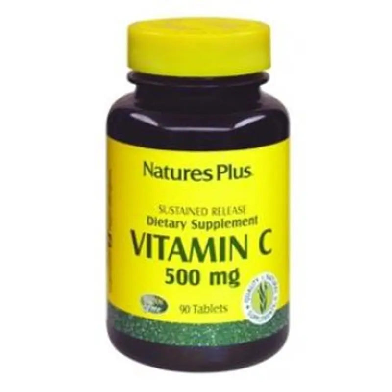 Natures Plus Vit. C 500Mg + Escaramujo (Accion Retard.) 90Comp 