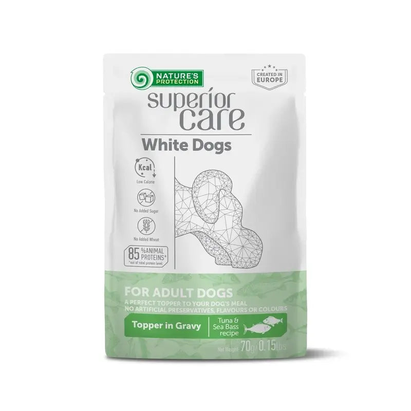 Natures Protection Sc White Dogs Adult All Beeds Tuna & Lub. 24X70Gr