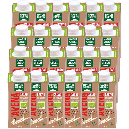 Naturgreen Oatmeal Chocolate Drink, 24 X 200Ml