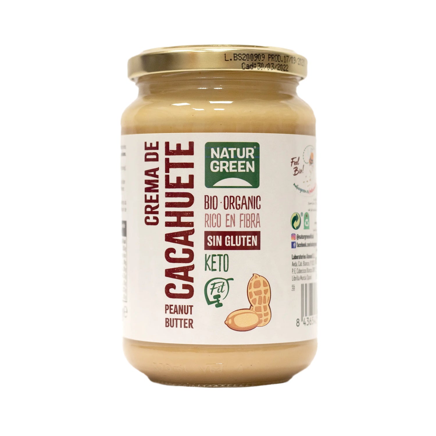 Naturgreen Peanut Butter, 330 G