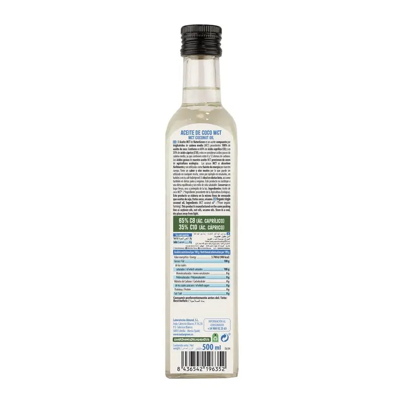 Naturgreen Coconut Oil Mct Bio, 500 ml