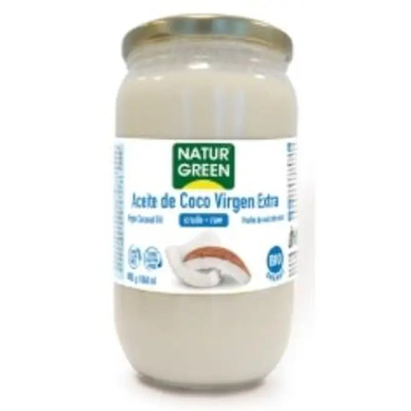 Naturgreen Aceite Virgen De Coco 1ª Presion Frio 800Gr. Bio 