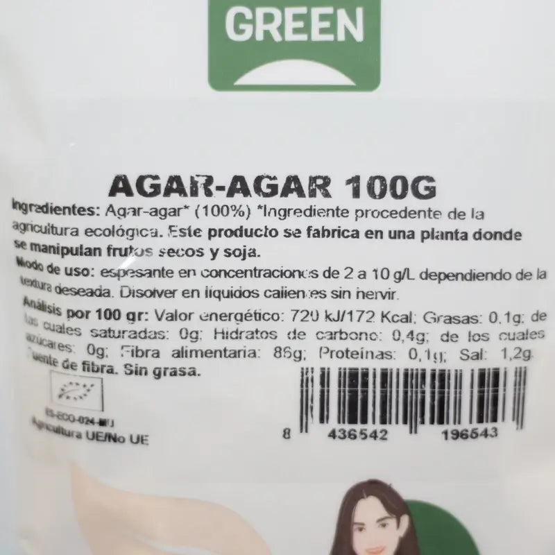 Naturgreen Agar Agar, 100 g