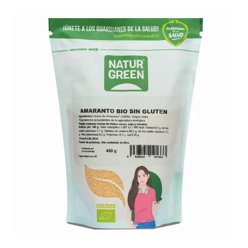 Naturgreen Organic Amaranth, 450 g