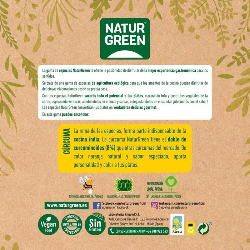 Naturgreen Curcuma Ground Curcuma 100Gr. Bio Sg