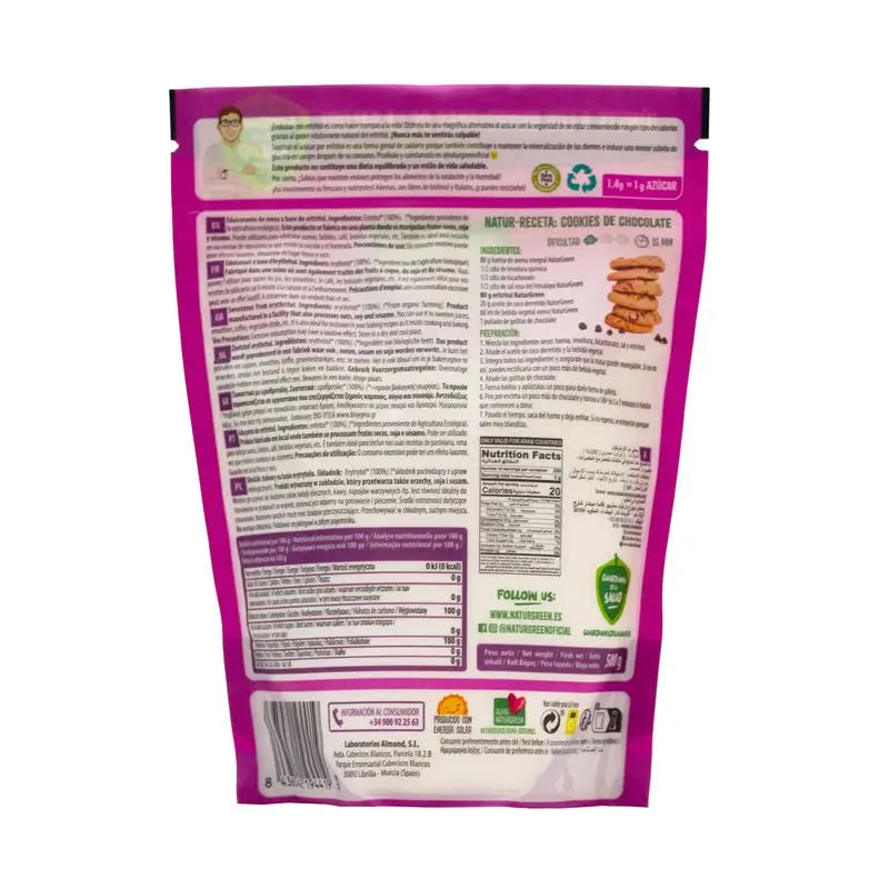 Naturgreen Erythritol Bio, 500 G