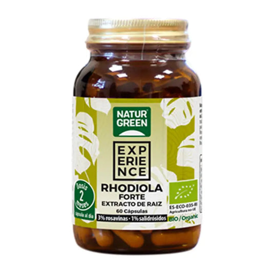 NaturGreen Experience Rhodiola Bio, 60 cápsulas