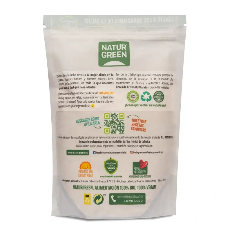 Naturgreen Wholemeal Oatmeal Gluten Free, 500 g