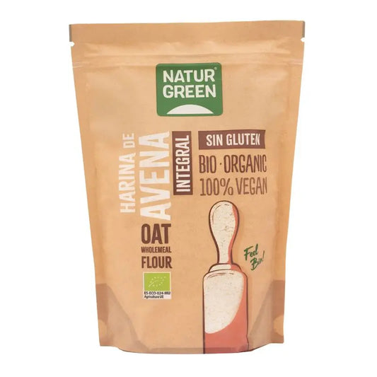 Naturgreen Wholemeal Oatmeal Gluten Free, 500 g