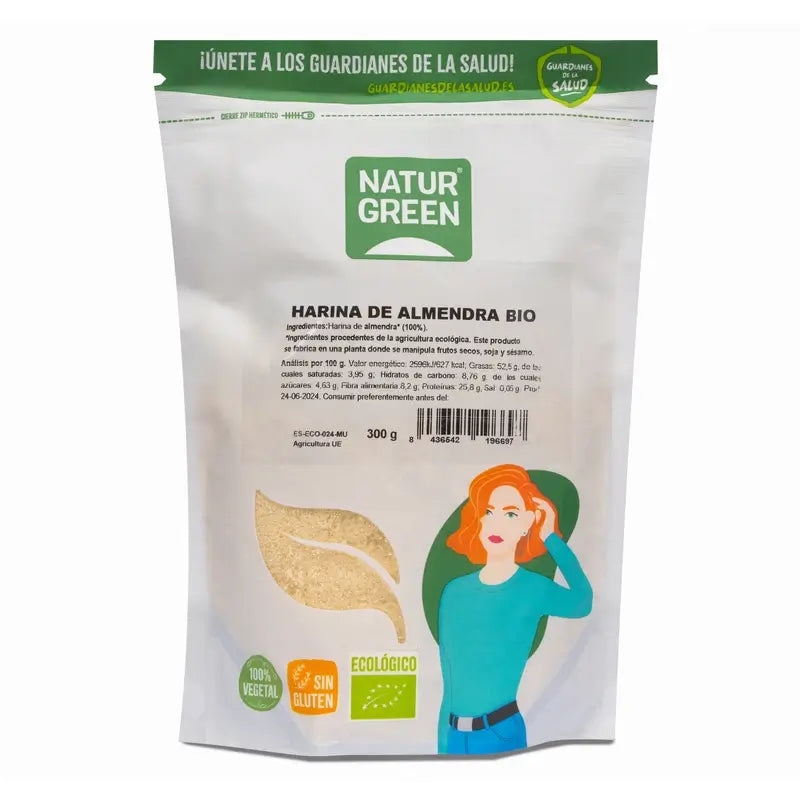 Naturgreen Organic Almond Flour, 300 g