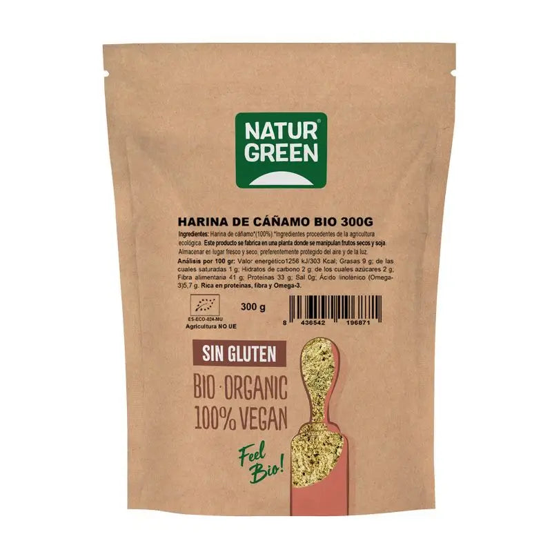 Naturgreen Hemp Flour, 300 g