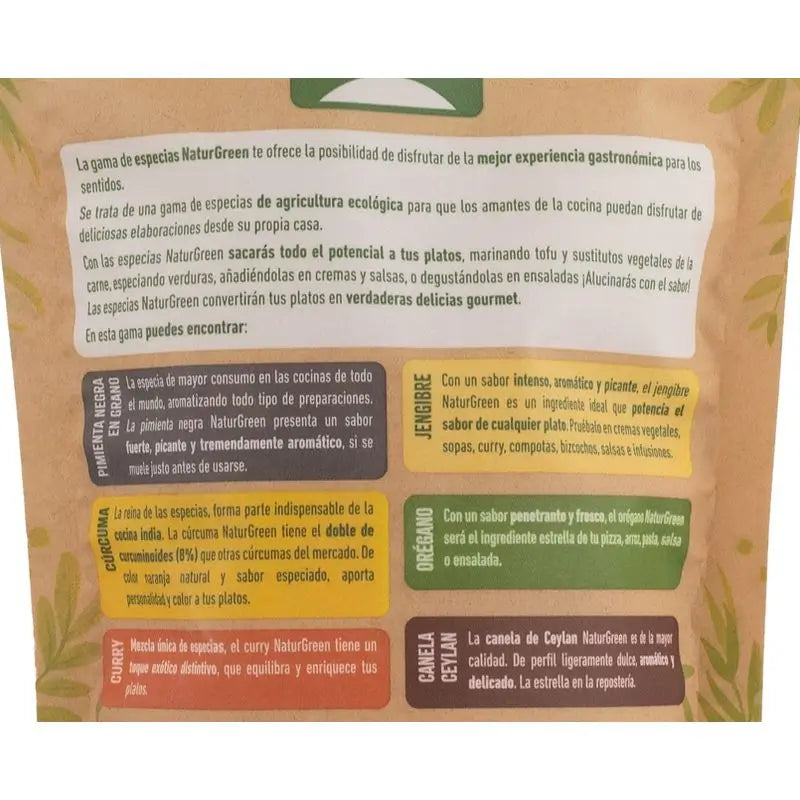 Naturgreen Ground Ginger 100Gr. Bio Sg