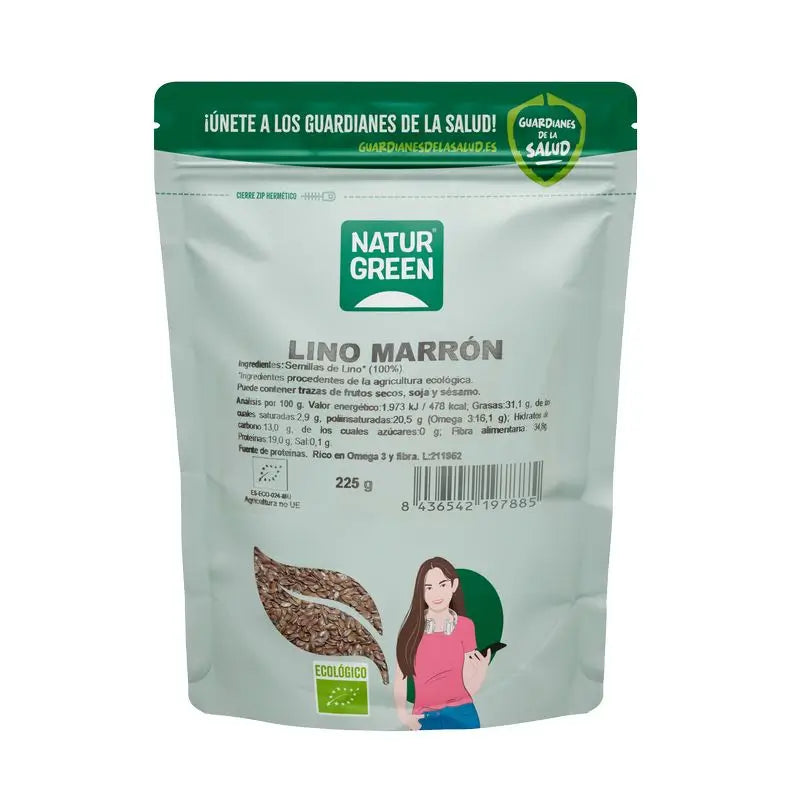 NaturGreen Brown Linseed Bio 225g