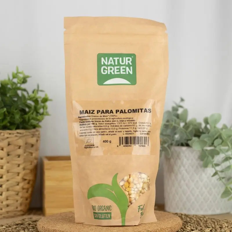 Naturgreen Corn Popcorn Bio, 450 g