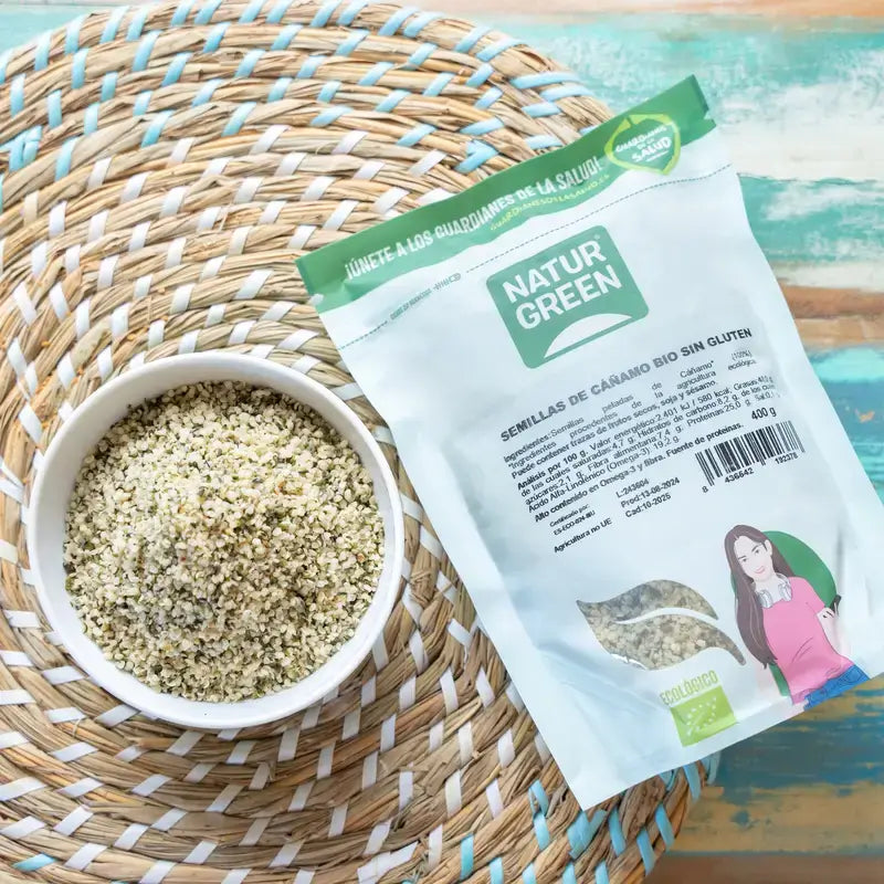 Naturgreen Hemp Seeds Bio, 400 g