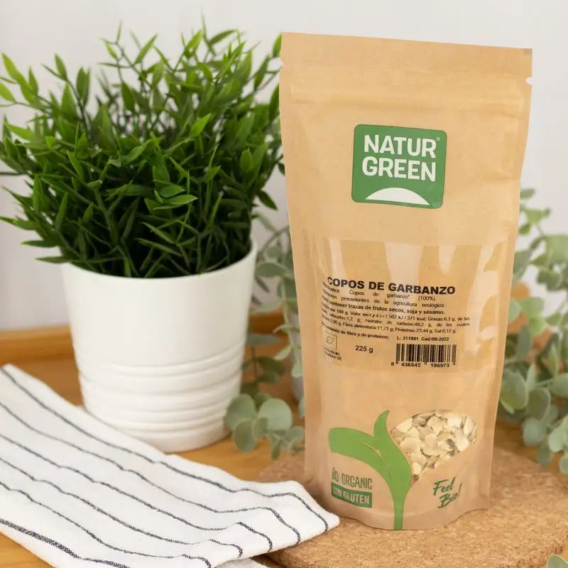 Naturgreen Organic Chickpea Snacks, 225 g