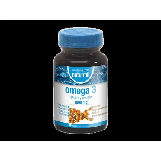 Naturmil Omega 3 , 30 perlas de 1000 mg