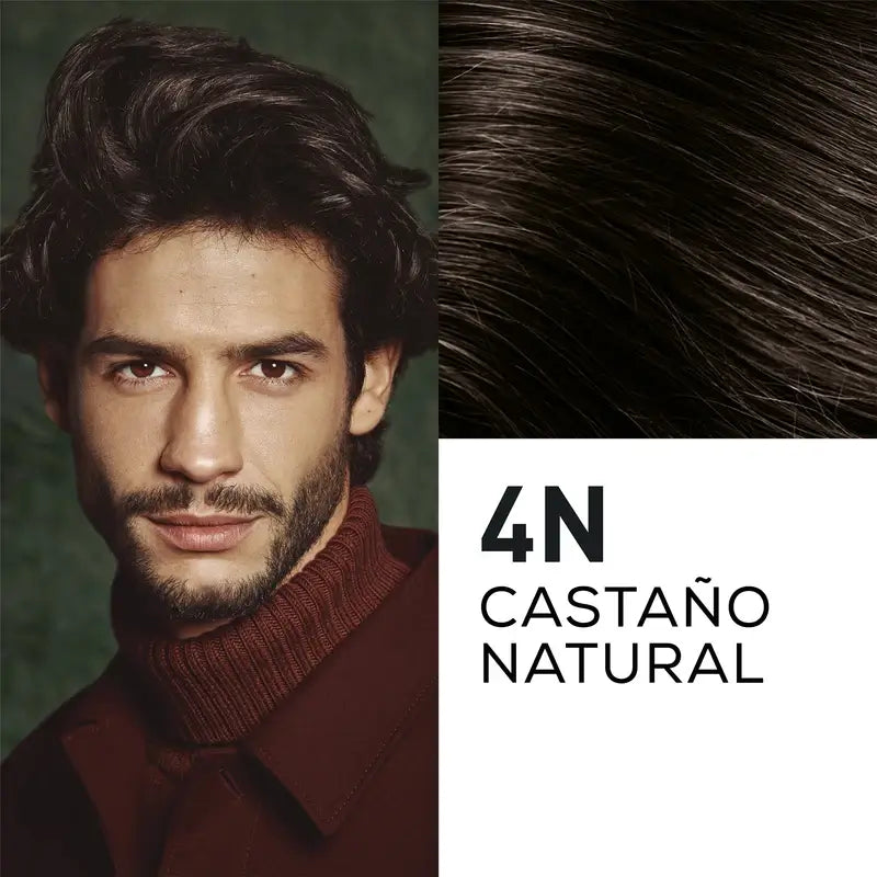 Naturtint Men Permanent Hair & Beard Colouring for Men 4N Ammonia Free - Natural Brown