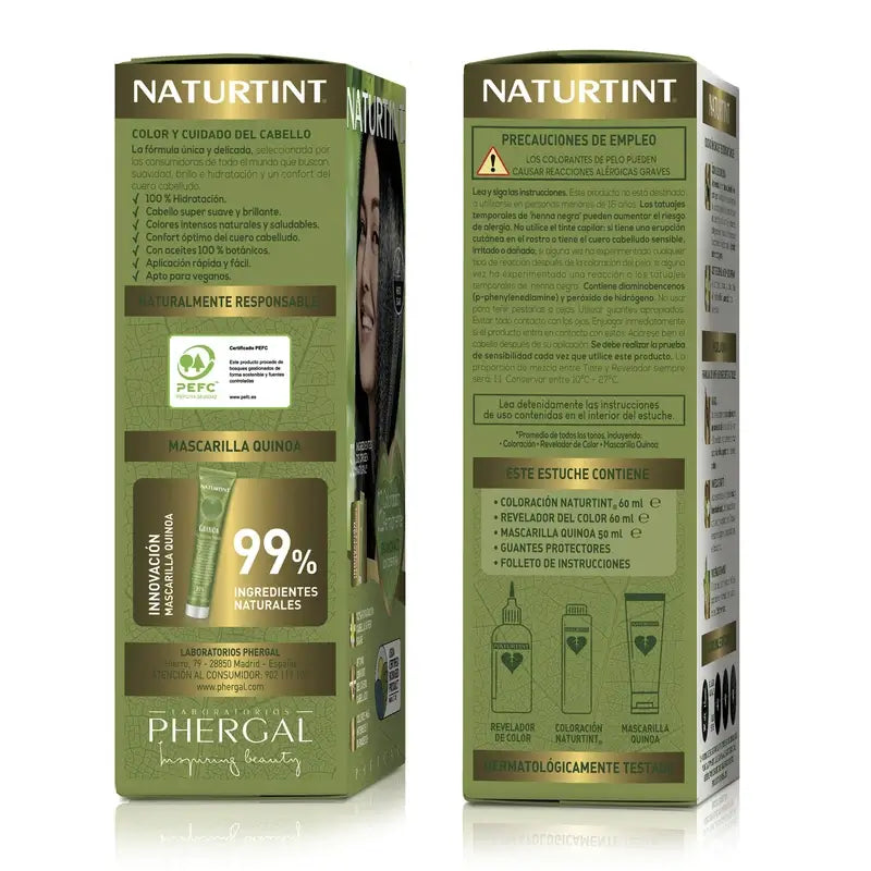 Naturtint Permanent Colouring Permanent Colouring Ammonia Free Dye 4W - Radiant Dark Brown