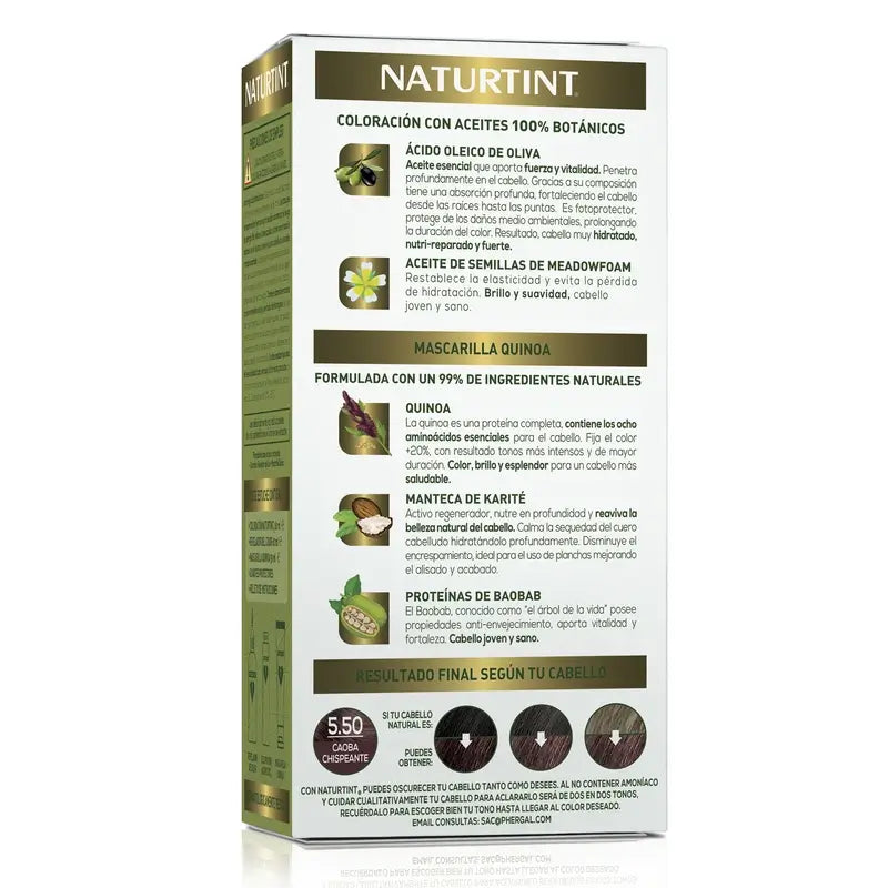 Naturtint Permanent Colouring Permanent Colouring Ammonia Free 5.50 - Sparkling Mahogany