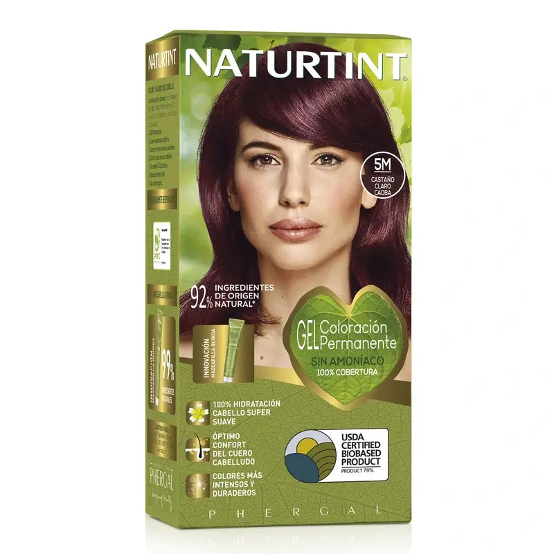 Naturtint Permanent Colouring Permanent Colouring Ammonia Free 5M - Light Brown Mahogany