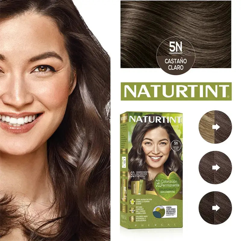 Naturtint Permanent Colouring Permanent Colouring Ammonia Free Dye 5N - Light Brown