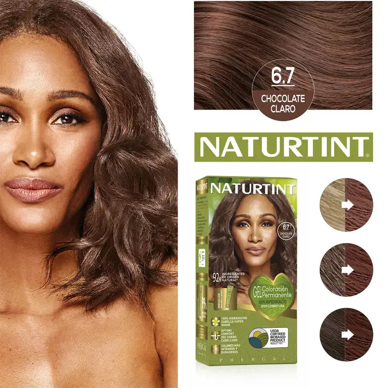 Naturtint Permanent Colouring Permanent Colouring Ammonia Free Dye 6.7 - Light Chocolate