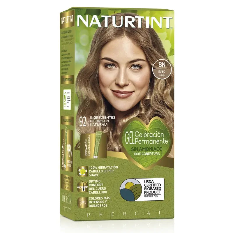 Naturtint Permanent Colouring Permanent Colouring Ammonia Free Dye 8N - Wheat Blonde