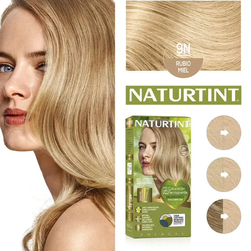 Naturtint Permanent Colouring Permanent Colouring Ammonia Free 9N - Honey Blonde