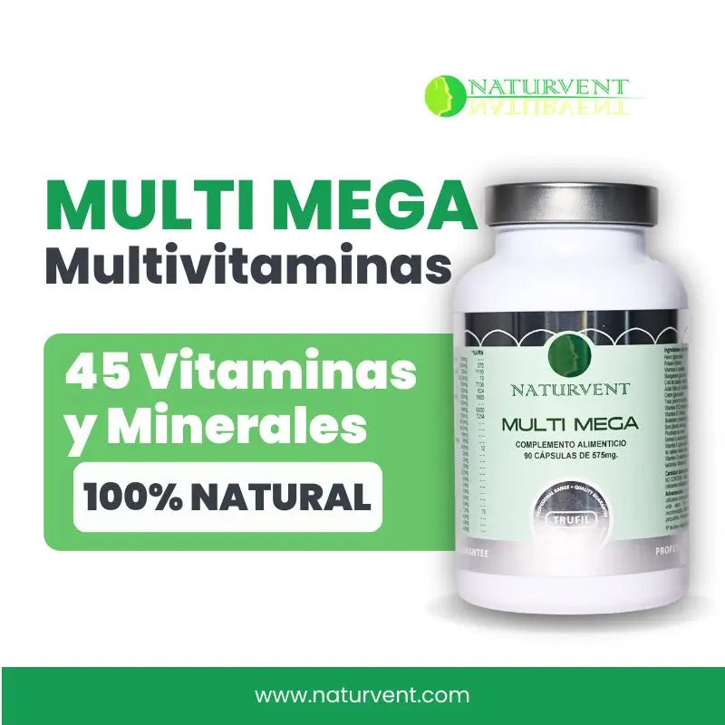 Naturvent Multivitamins Multi Mega Multivitamin, 90 capsules