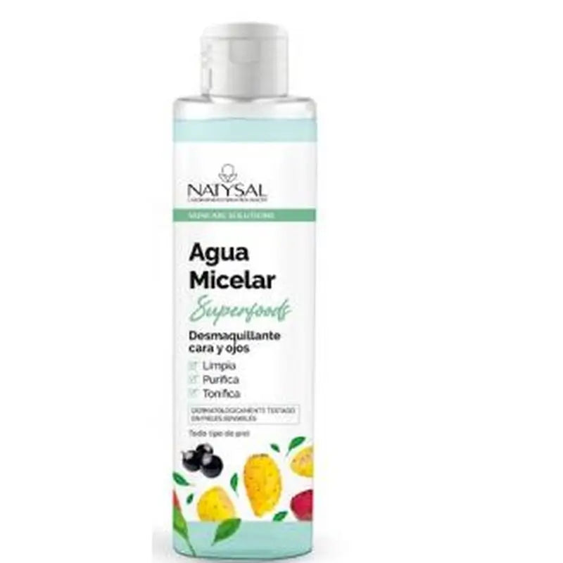 Natysal Agua Micelar Superfoods Cara Y Ojos 200Ml. 