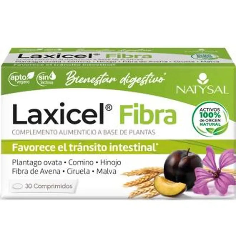 Natysal Laxicel Fibra 30Comp.