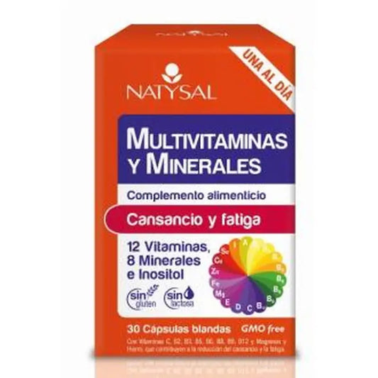 Natysal Multivitaminas Y Minerales 30Cap.