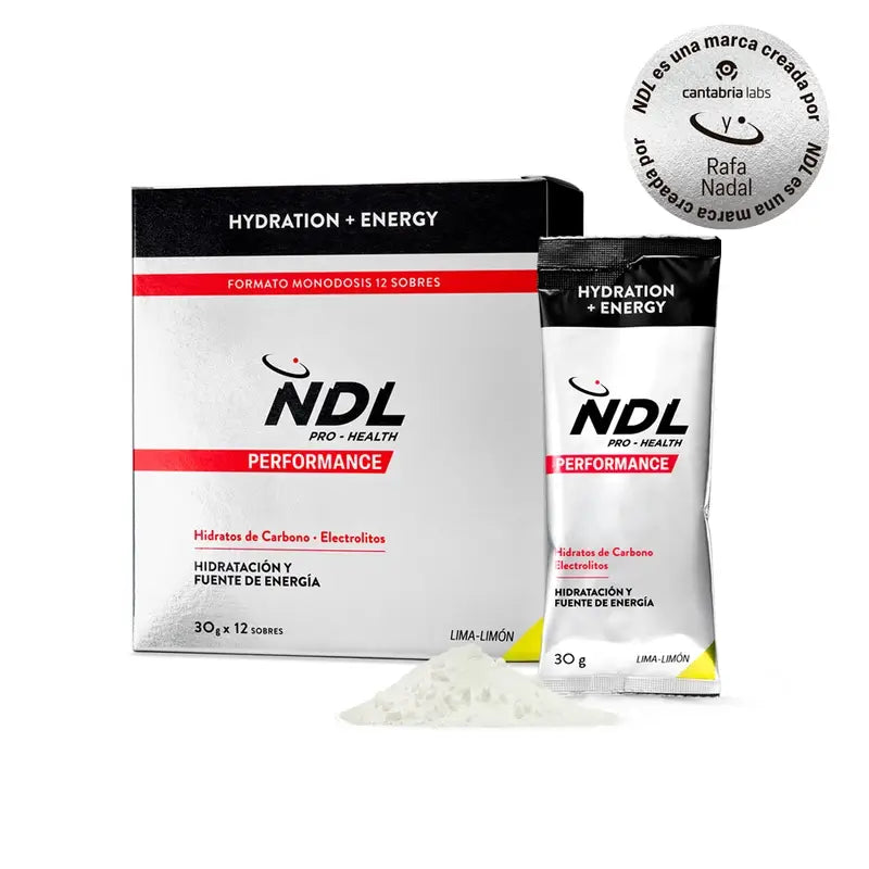 NDL Pro-Health Hydration & Energy Lime-Lime Flavour, Pack 12 sticks