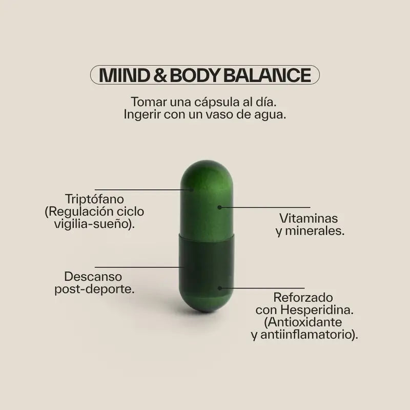 NDL Pro-Health Mind & Body Balance, Tryptophan with Magnesium and Vitamin B6, 30 Capsules