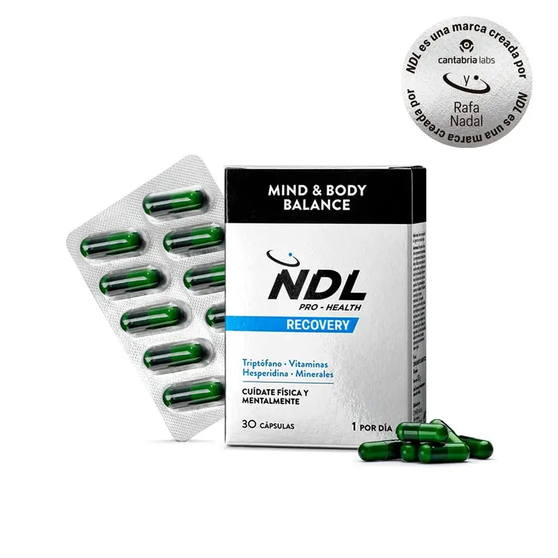 NDL Pro-Health Mind & Body Balance, Tryptophan with Magnesium and Vitamin B6, 30 Capsules