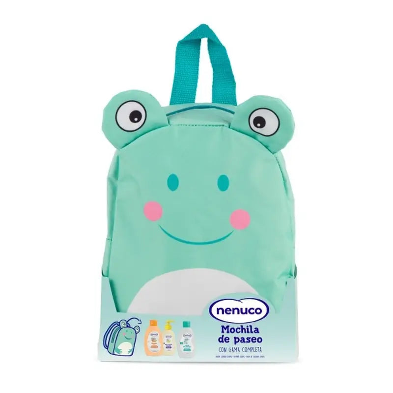 Nenuco Baby Pack Baby Carrier Frog, with Cologne, Soap and Shampoo, 3x200ml