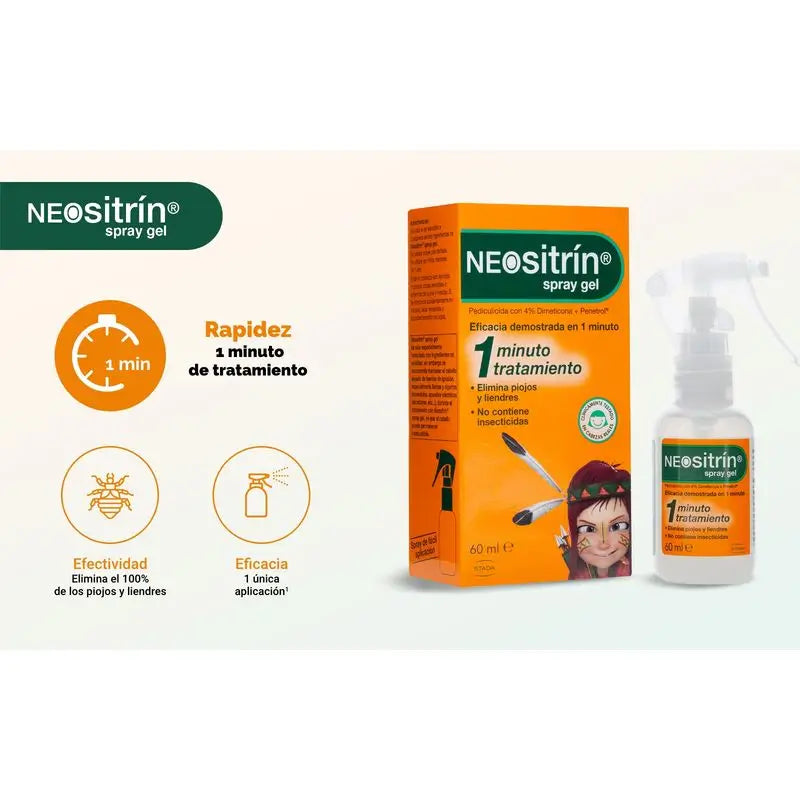 NEOsitrin® Anti-Lice Liquid Gel Spray 100 ml