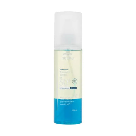 Nesira Agua Solar Bifásica Spf50+ , 200 ml